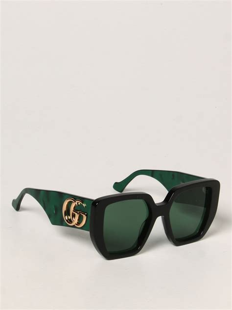 mens green gucci sunglasses|green gucci sunglasses women.